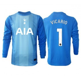 Tottenham Hotspur Guglielmo Vicario #1 Målvakt Borta Kläder 2025-26 Långärmad